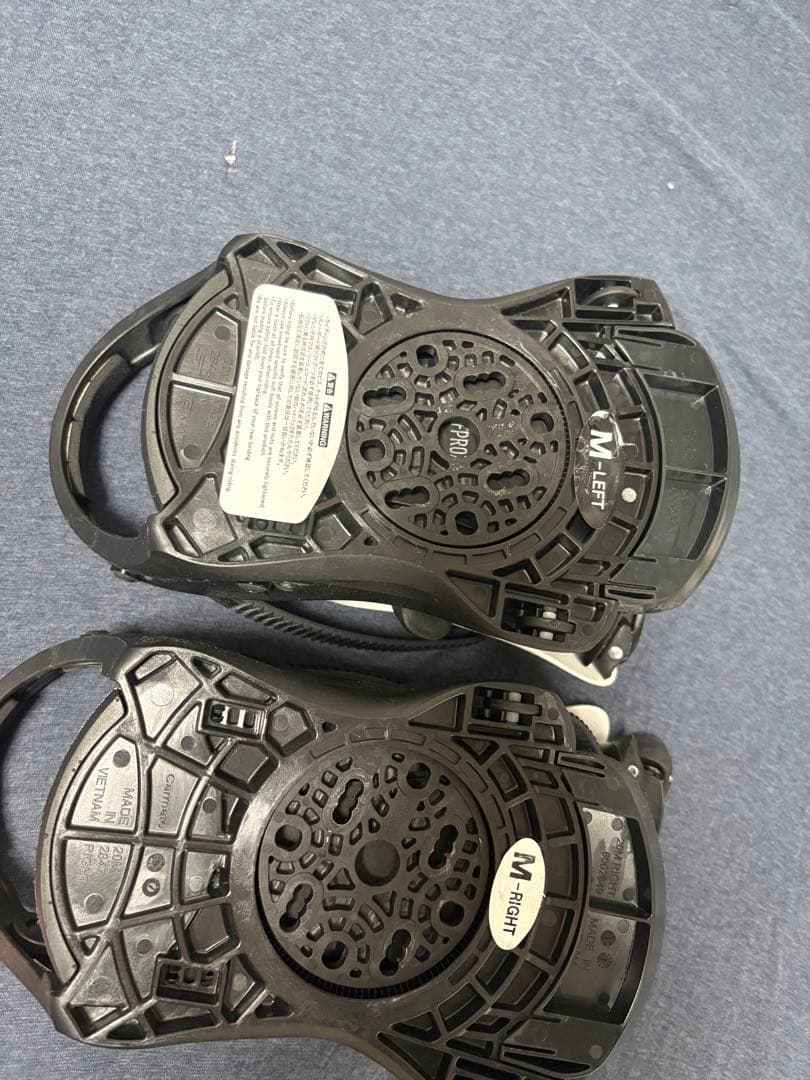 FLUX スノーボードビンディング ホワイト/ブラック