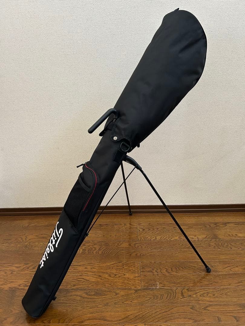 【美品】タイトリスト セルフスタンドバッグ (BK)