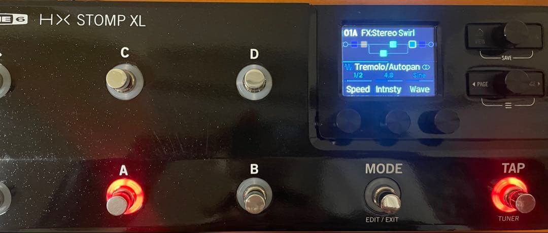 Line 6 HX Stomp XL エフェクター