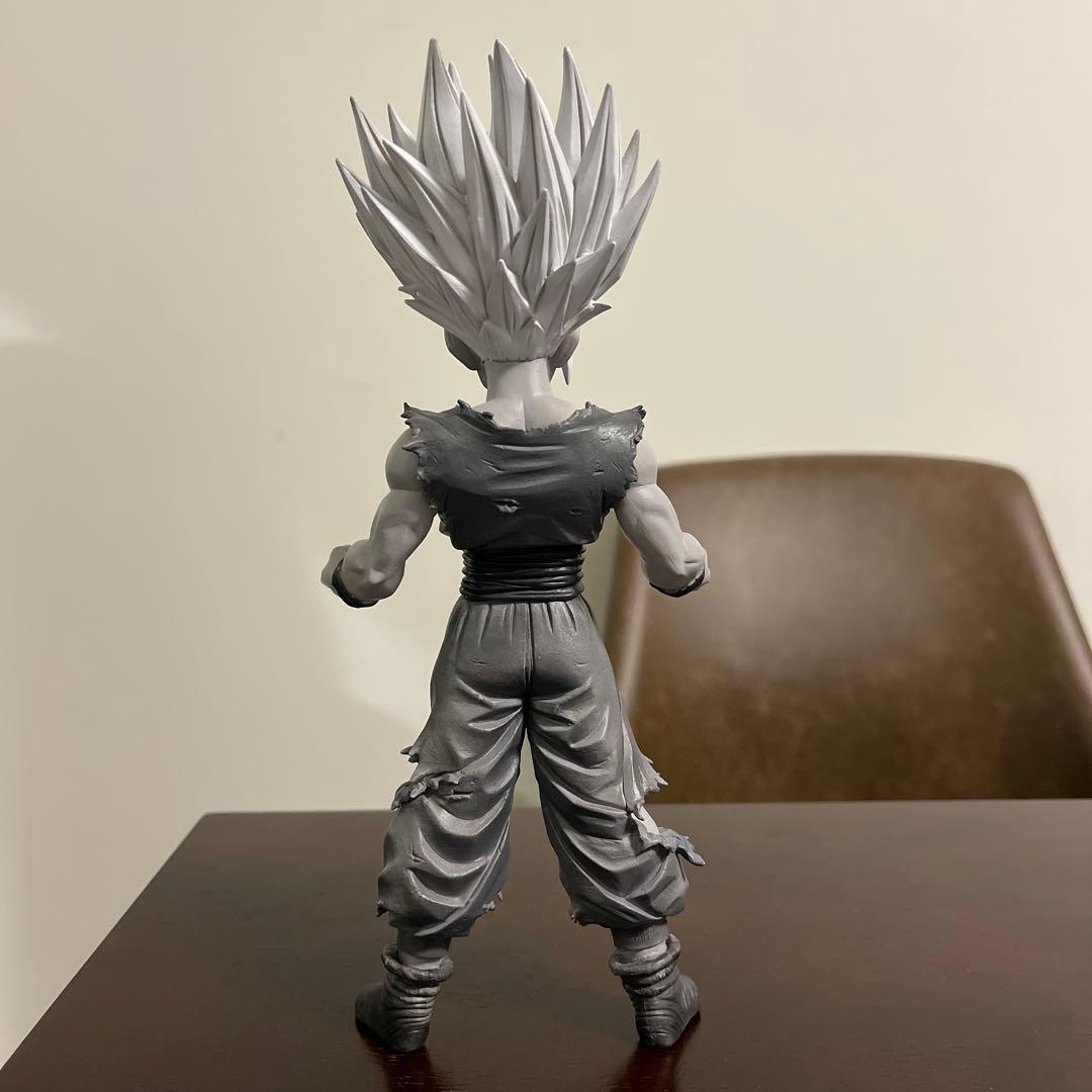 ドラゴンボール　フィギュア　リペイントmsp 孫悟飯　モノクロ彩色