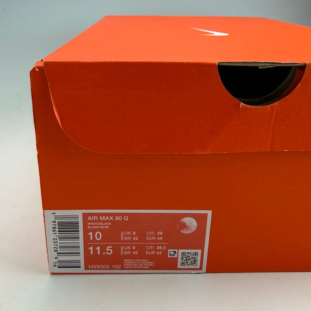 28cm ナイキ エアマックス90 G \"ホワイト/ブラック\" ゴルフシューズ