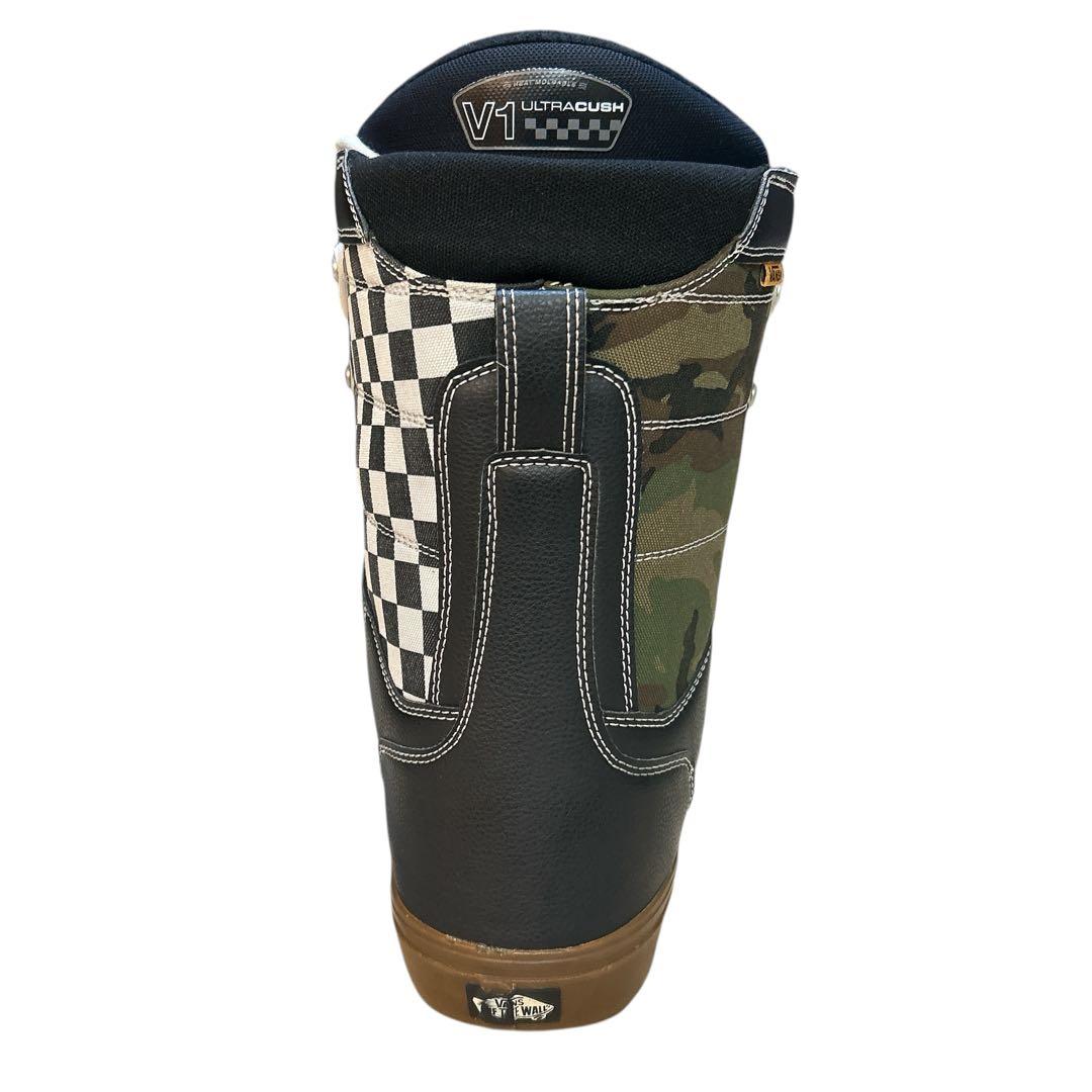 【希少品】スノーブーツVANS HI-STANDARD OG 迷彩　チェック柄