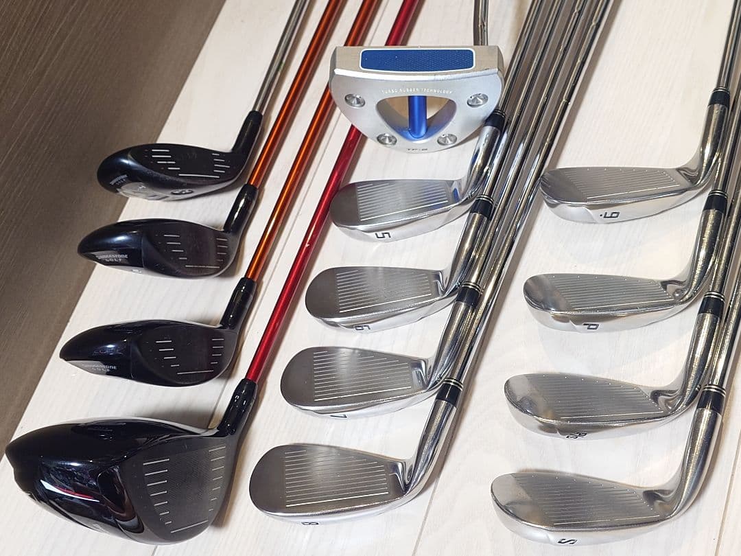 ツアステージ メンズゴルフクラブセット 未使用キャディバック付