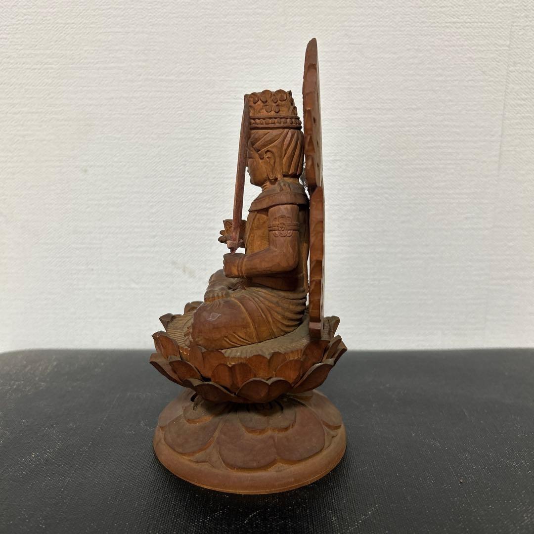 虚空蔵菩薩 木彫 箱付