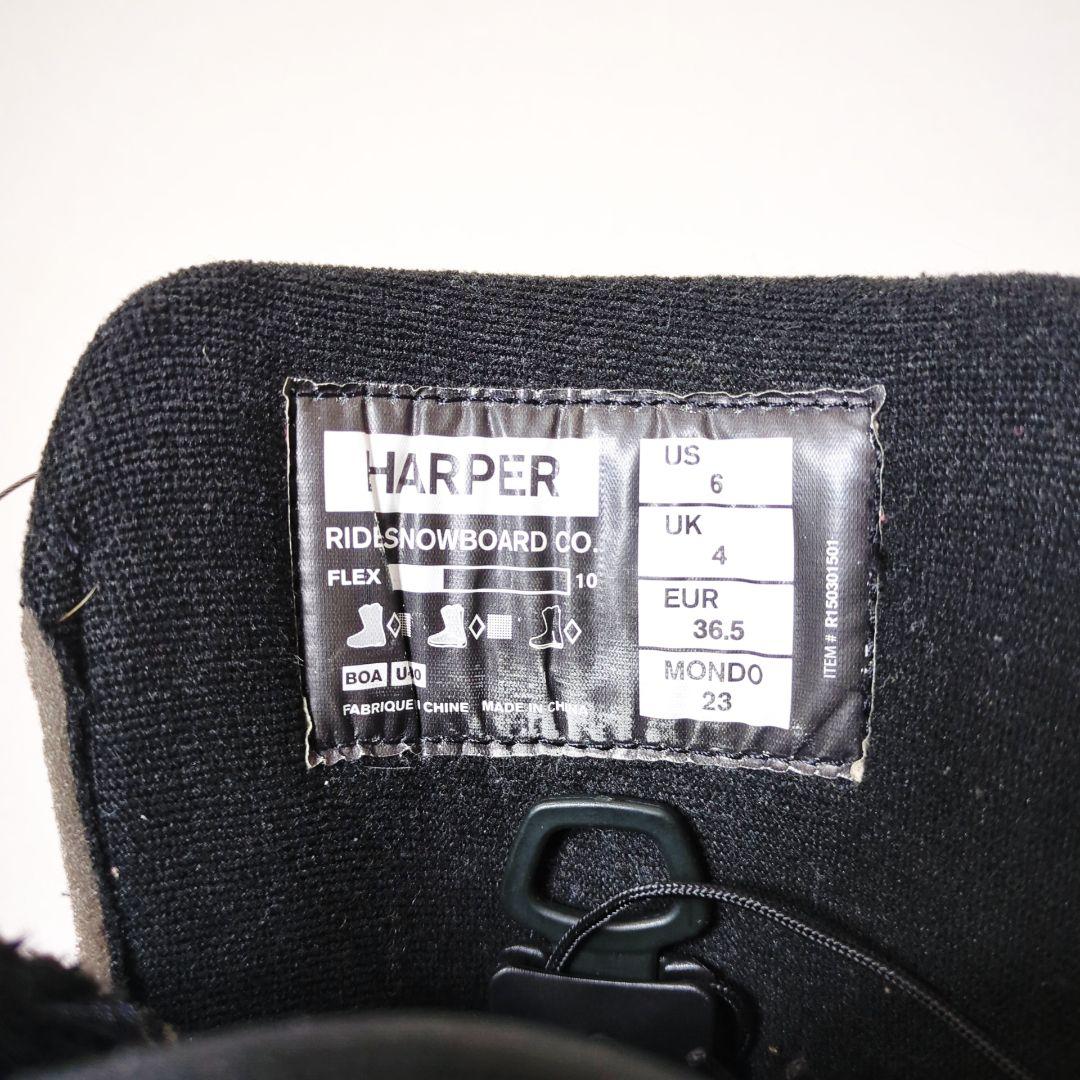 RIDE X HARPER スノーボードブーツ ブラック 23㎝