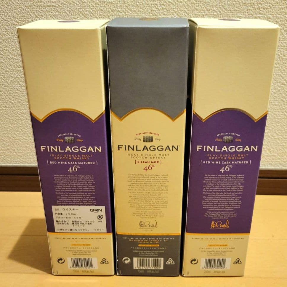 FINLAGGAN 3本セット　レッドワインカスク　アイリーンモア