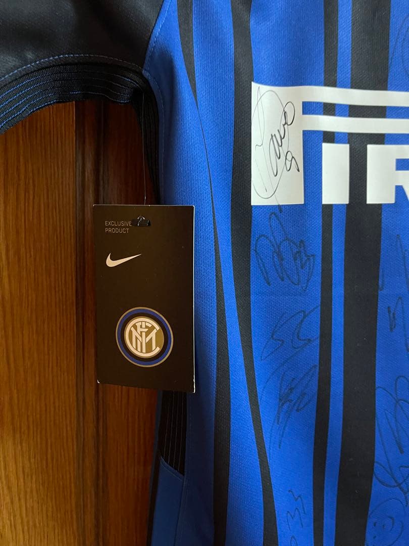 インテル　サイン入りユニフォーム　2017年　Inter セリエA