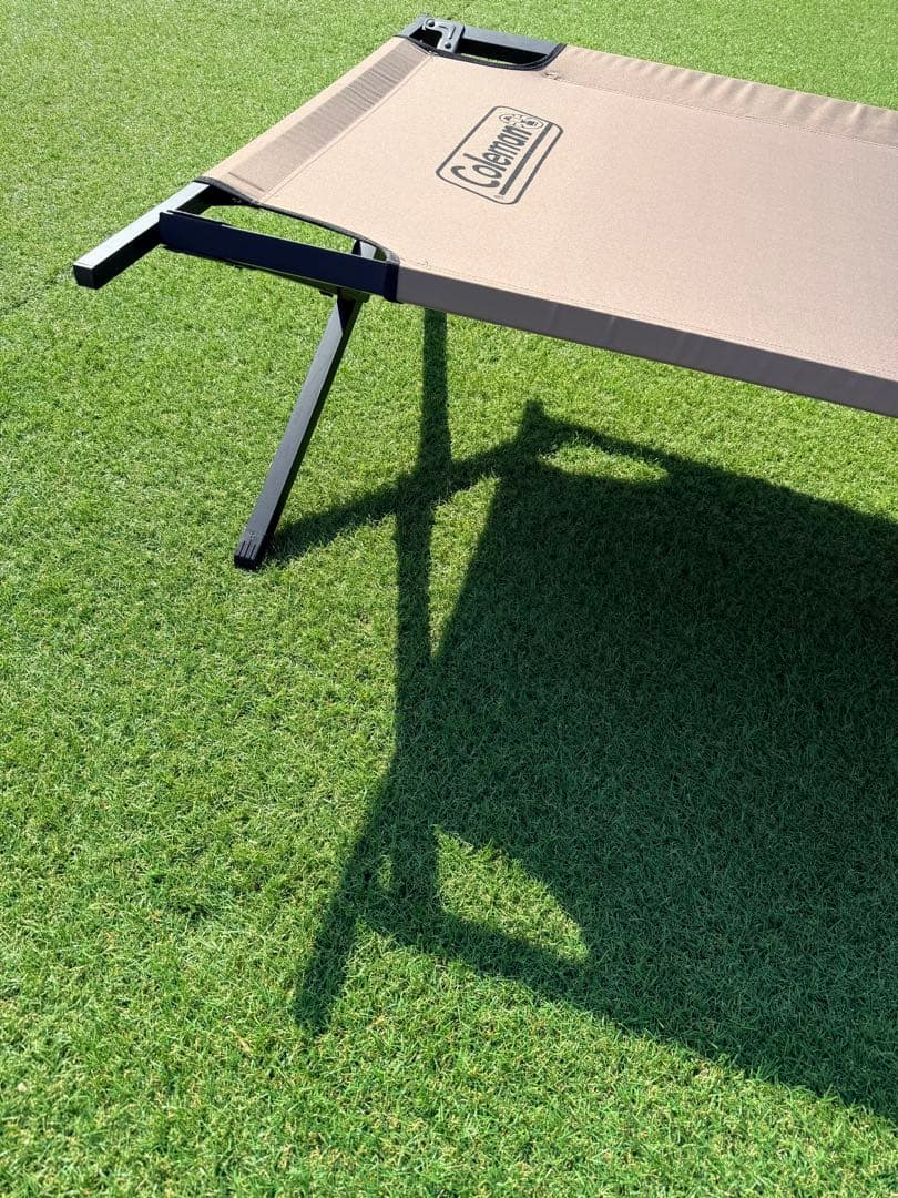 Coleman コット ブラウン 折りたたみ式