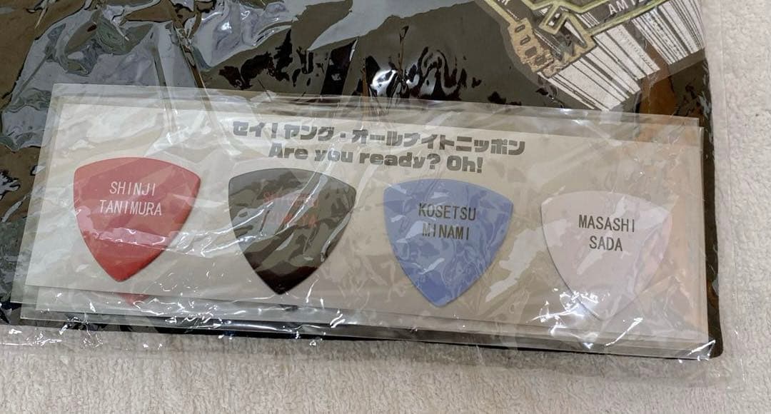 セイ!ヤング・オールナイトニッポンTシャツ　Lサイズとピック4枚のセット　新品