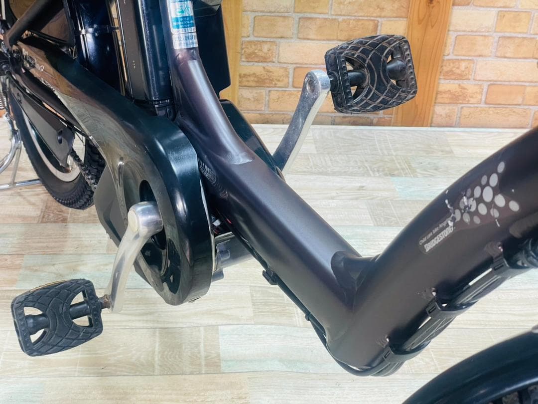 ブリヂストン No1モデル ブラウン系 子供乗せ電動アシスト H3379