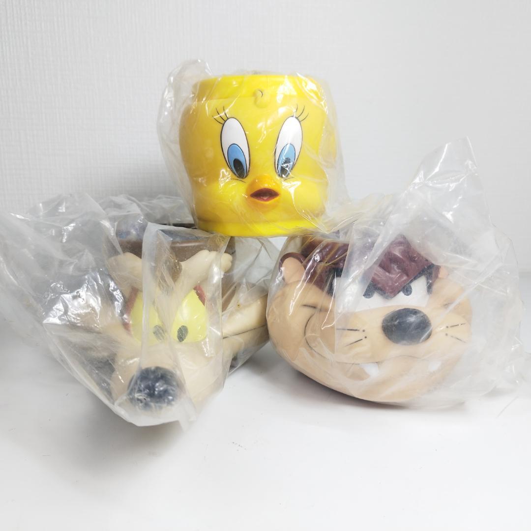 ルーニーテューンズ フェイスマグ 新品 限定 ソフビ 3D アメトイ IEZb