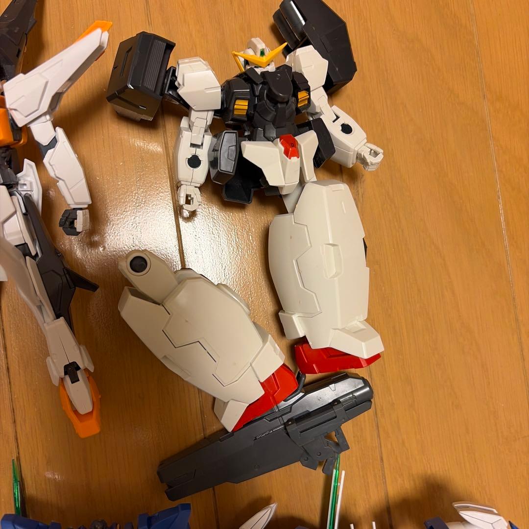 HG RG ダブルオー　ガンプラジャンク　クアンタ　エクシア　ガデッサ　フラッグ