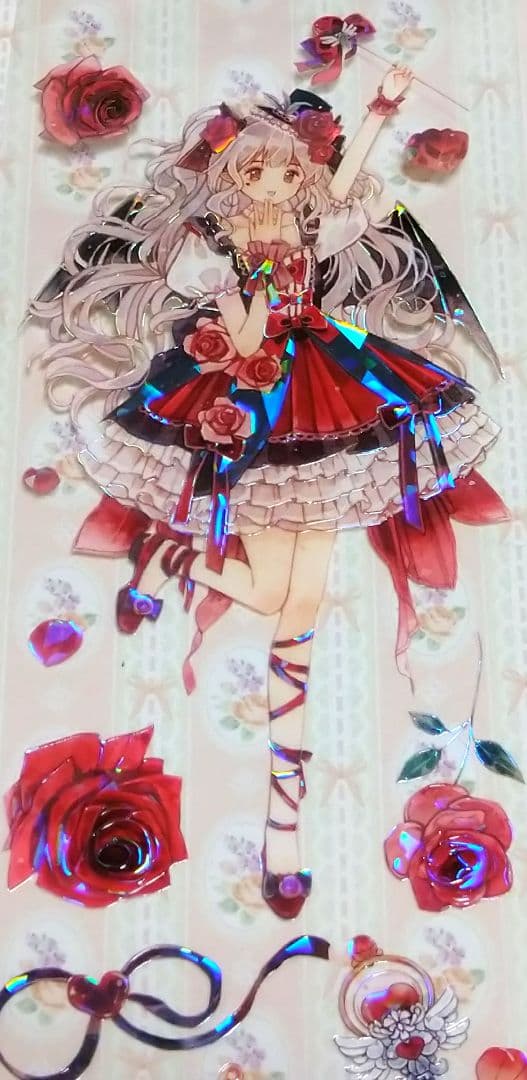 J650＃血色乐园(贝壳光)森遇切り売り海外人物マステ女の子