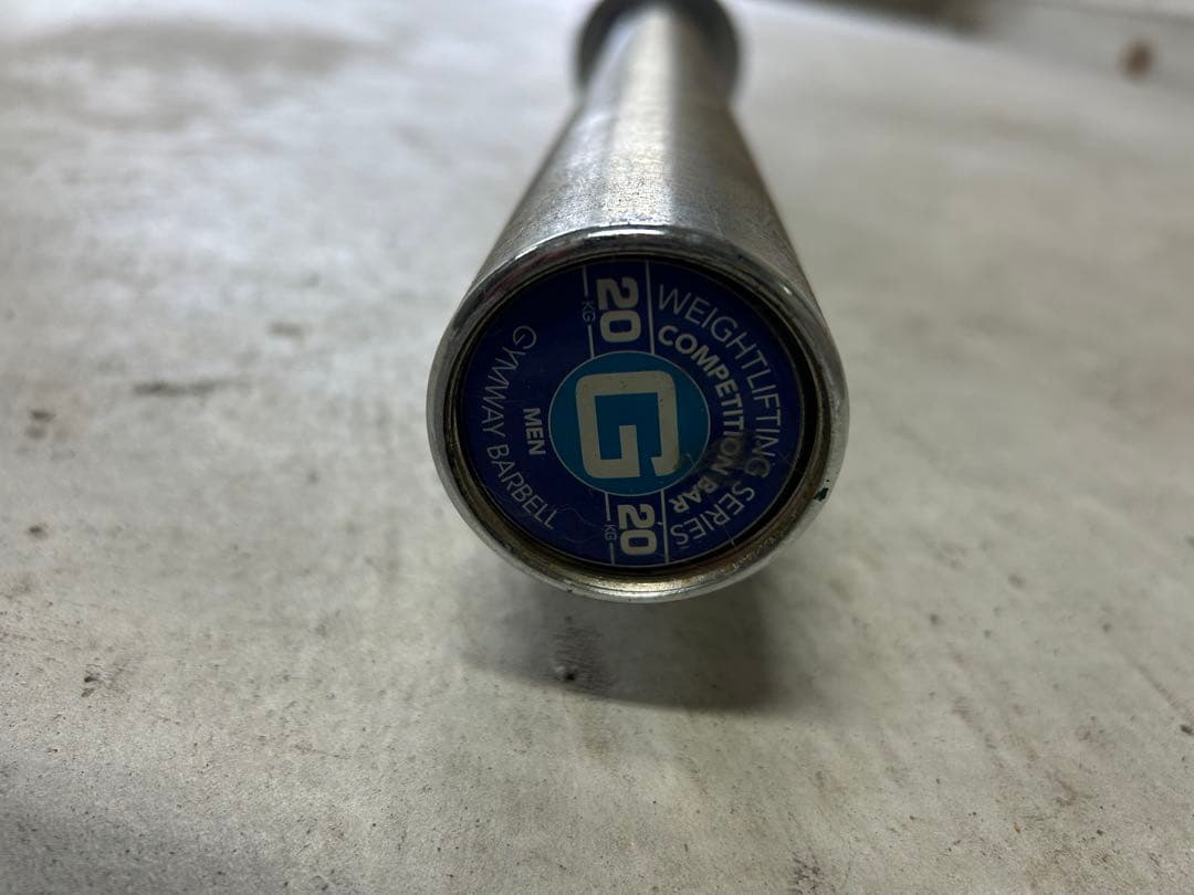 大阪吹田引取‼️ ジムウェイ ウェイトリフティング コンペティションバー 20㎏