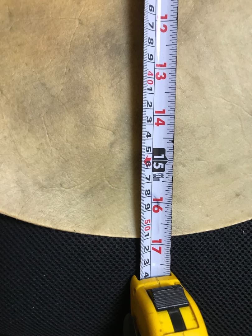 キューバ産　コンガフラットヘッド皮　2枚セット