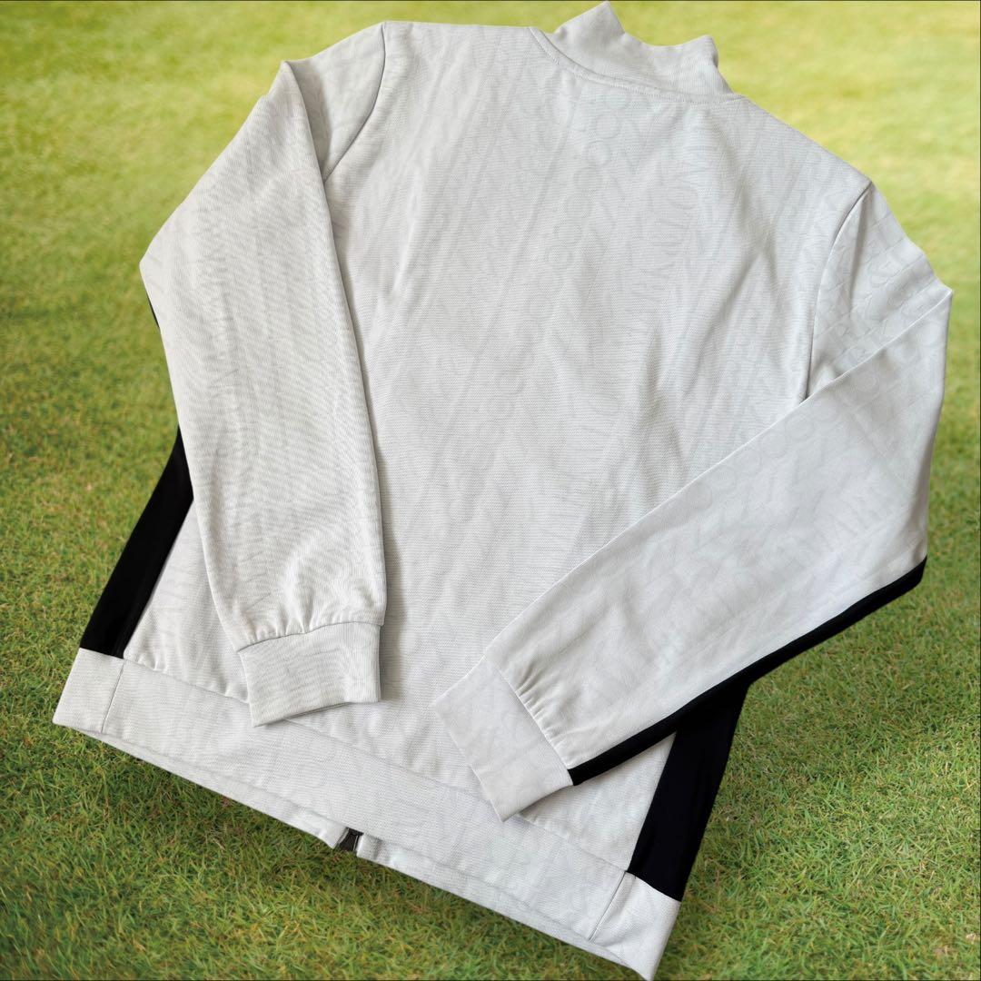 マークアンドロナ　ジャケット　ブルゾン　XL〜XXL相当　総柄　ジャージ　黒