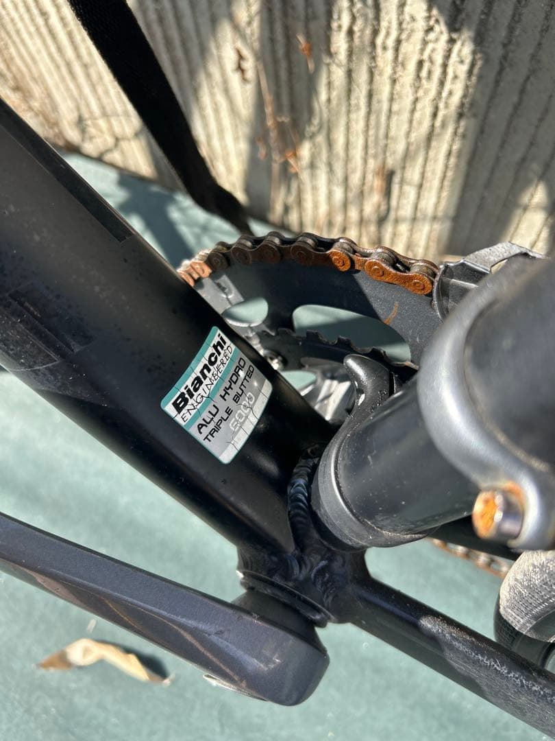 BIANCHI ロードバイク アルミフレーム STI装備 現状品