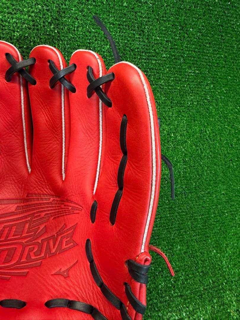 ミズノ　軟式　オールラウンド用　1AJGR32800　ウィルドライブ レッド