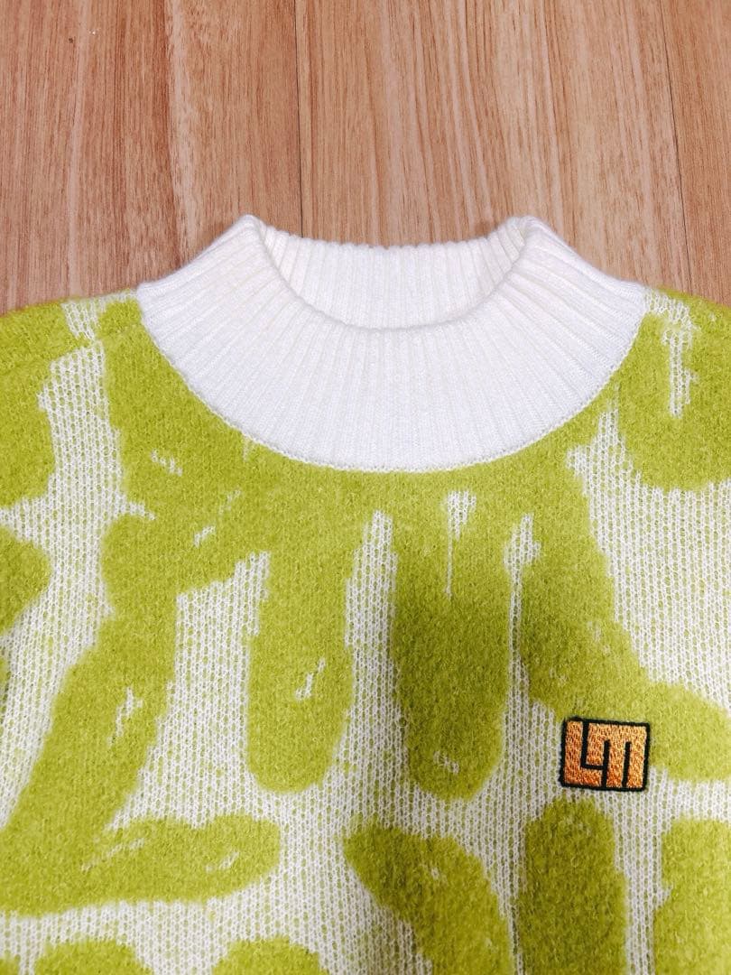 【新作】ラウドマウス/LOUDMOUTH/ニット/ライトグリーン/Mサイズ