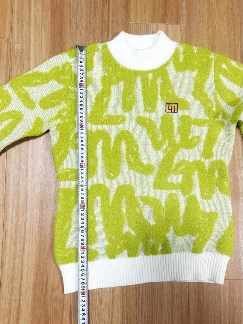 【新作】ラウドマウス/LOUDMOUTH/ニット/ライトグリーン/Mサイズ