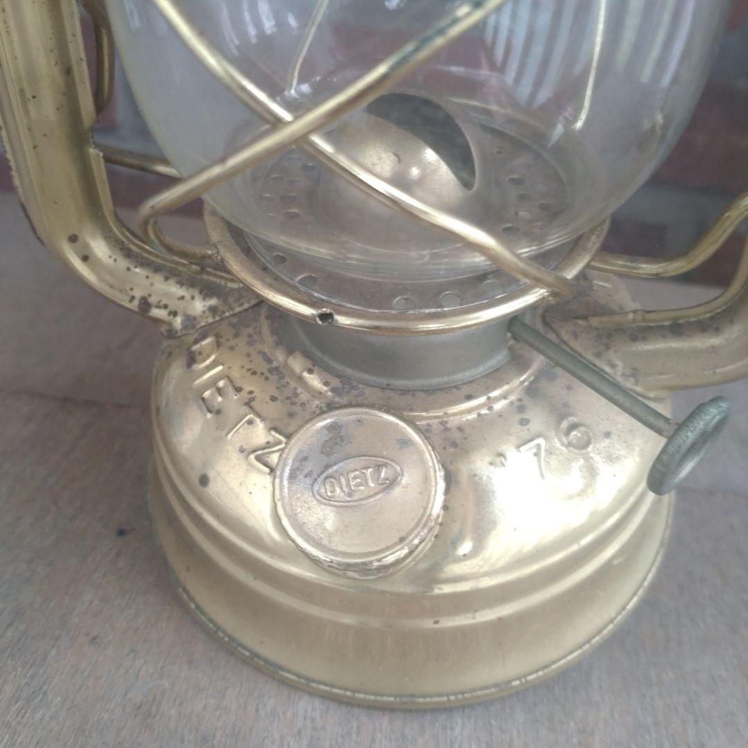 DIETZ 76 ランタン 真鍮製 デイツ ハリケーンランタンブラス