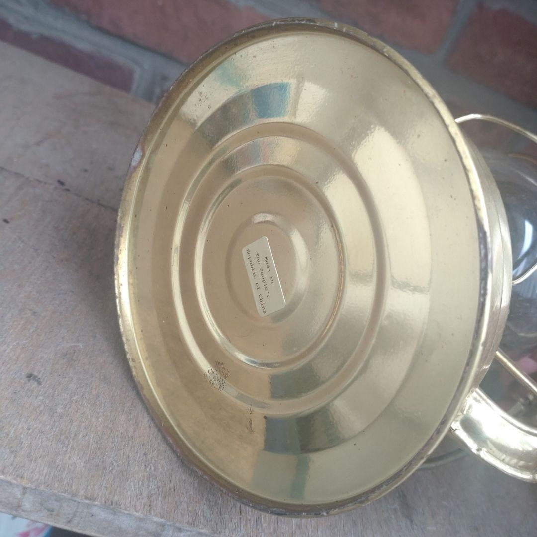 DIETZ 76 ランタン 真鍮製 デイツ ハリケーンランタンブラス