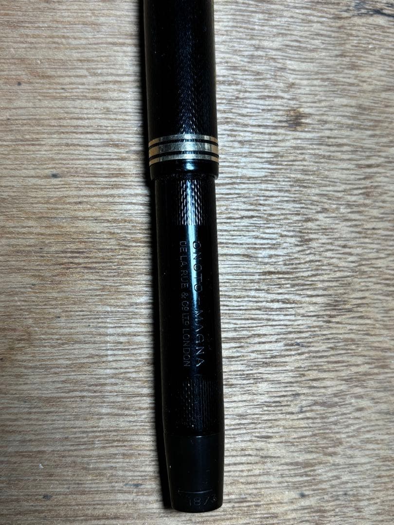 De la rue Onoto Magna プランジャー式 万年筆 整備済み