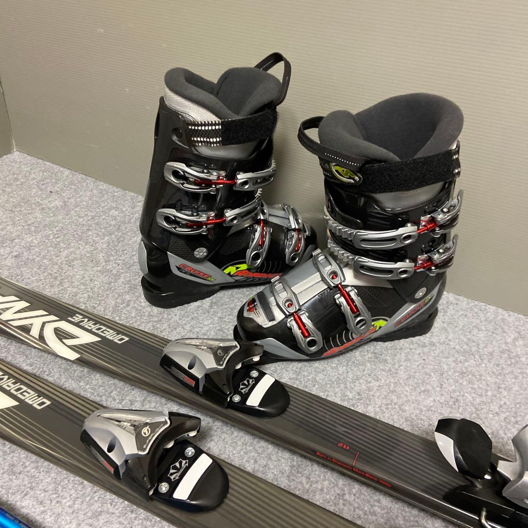 ★メンテナンス済　大人スキーセット 板154cm ブーツ 25.5cm