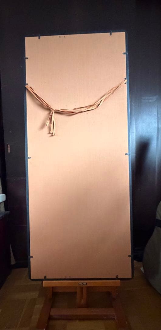 水墨良寛「天上大風」良寛画家.渡邊守峰肉筆、個展出品作品、現代良寛、破格値の逸品