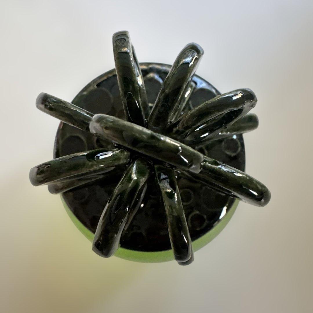 RICCIO CAPRESE 緑色ガラス　小物入れ