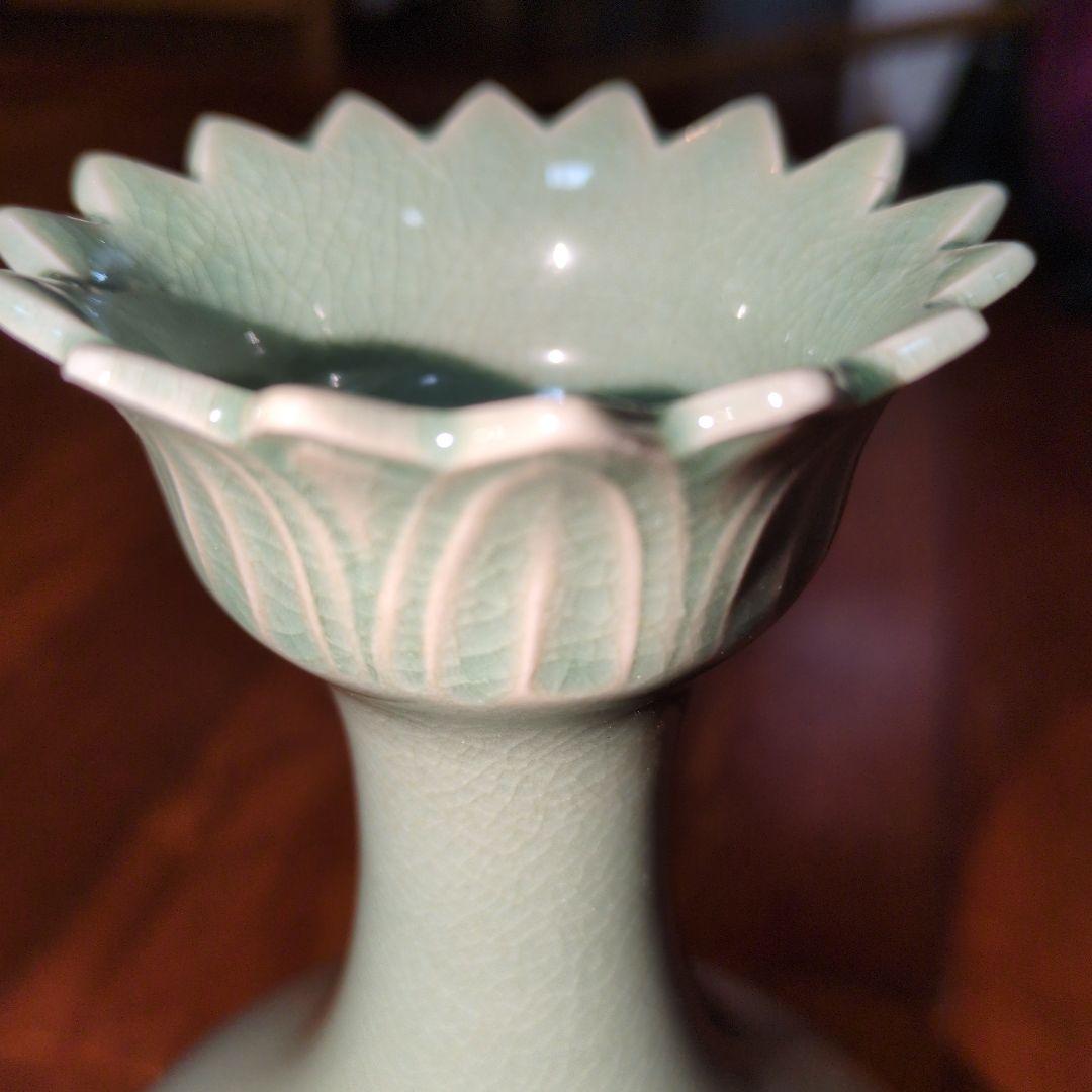 甲相浩韓国人間国宝作高麗青磁壺