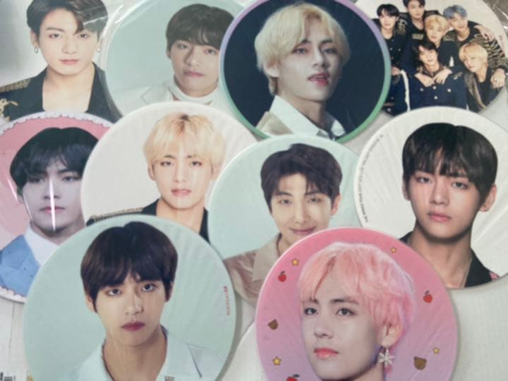 BTS うちわ スローガンセット　テヒョン多め