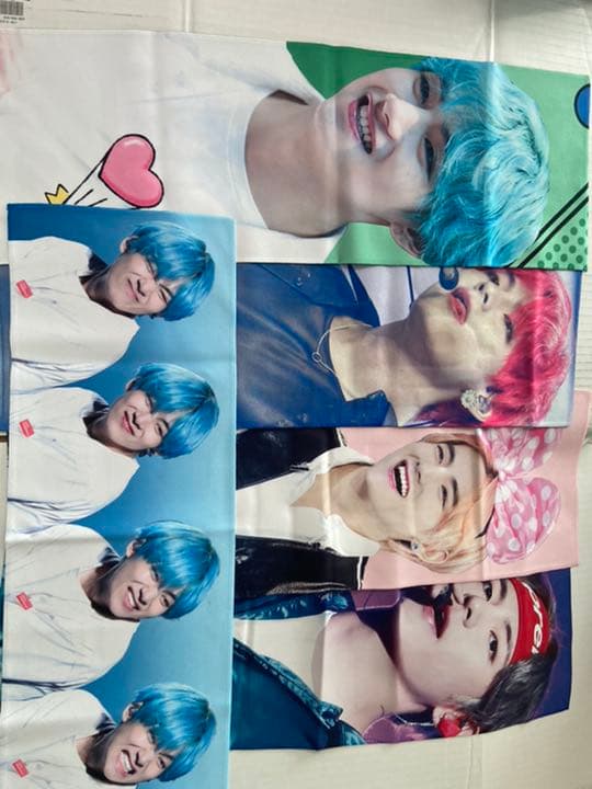 BTS うちわ スローガンセット　テヒョン多め