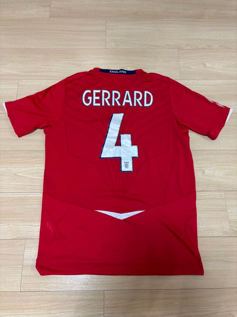 UMBRO　イングランド代表　08/10年　アウェイユニキット　#４ジェラード