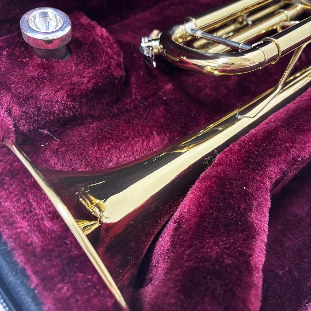 【ほぼ未使用】BRIILER トランペット ケース・付属品付き 初心者向け