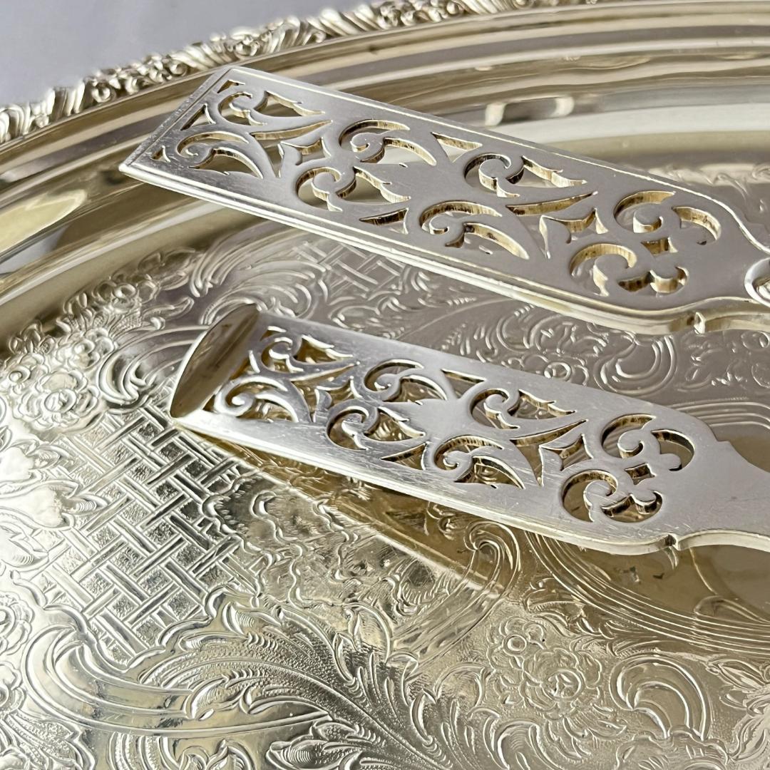 【ELKINGTON & CO】 アスパラガストング キングスパターン 透かし