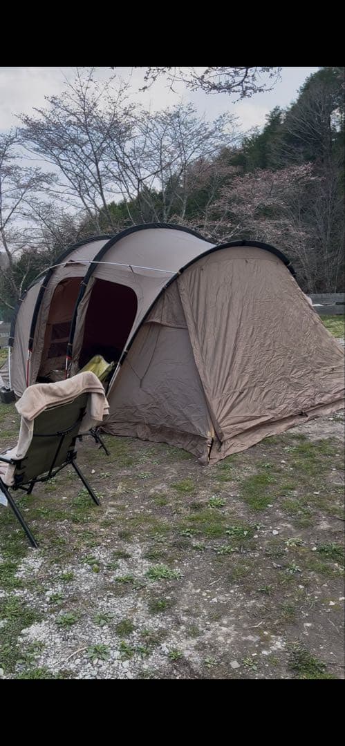 r*7様 ビジョンピークス　クアトロアーチ2ルームテント+rf