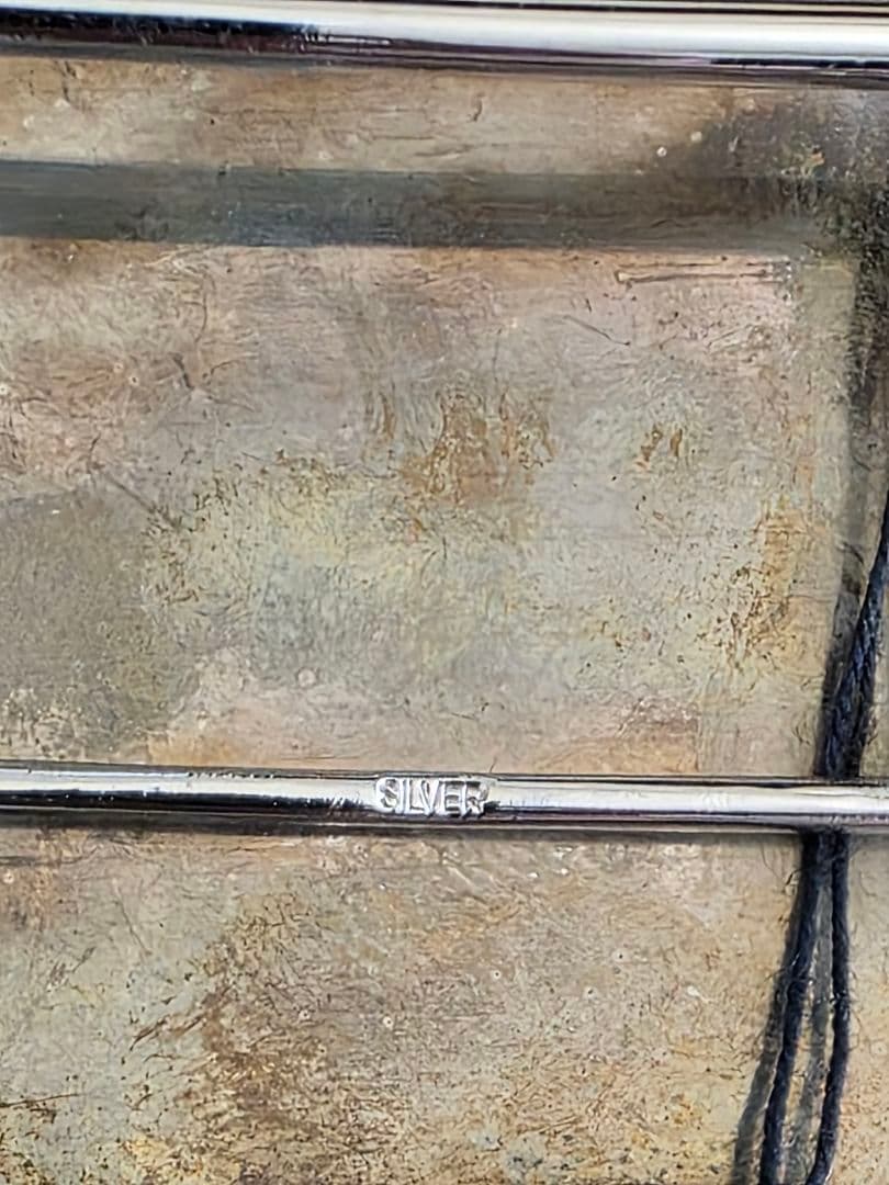 【希少】Shyo Miyama 銀製 ブローチ／インテリアスタンド（北斎)