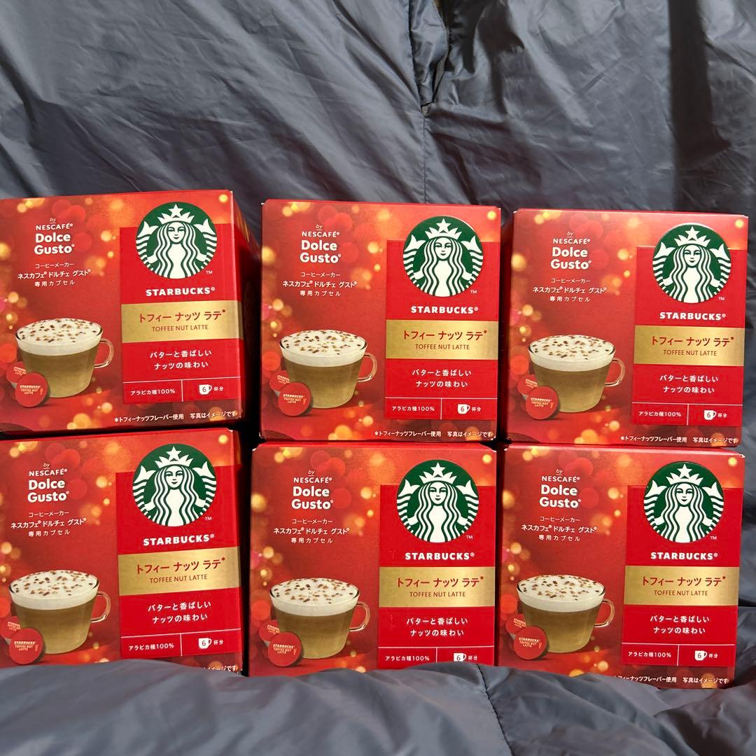 スターバックストフィーナッツラテ ネスカフェドルチェグストカプセル 12P×6箱