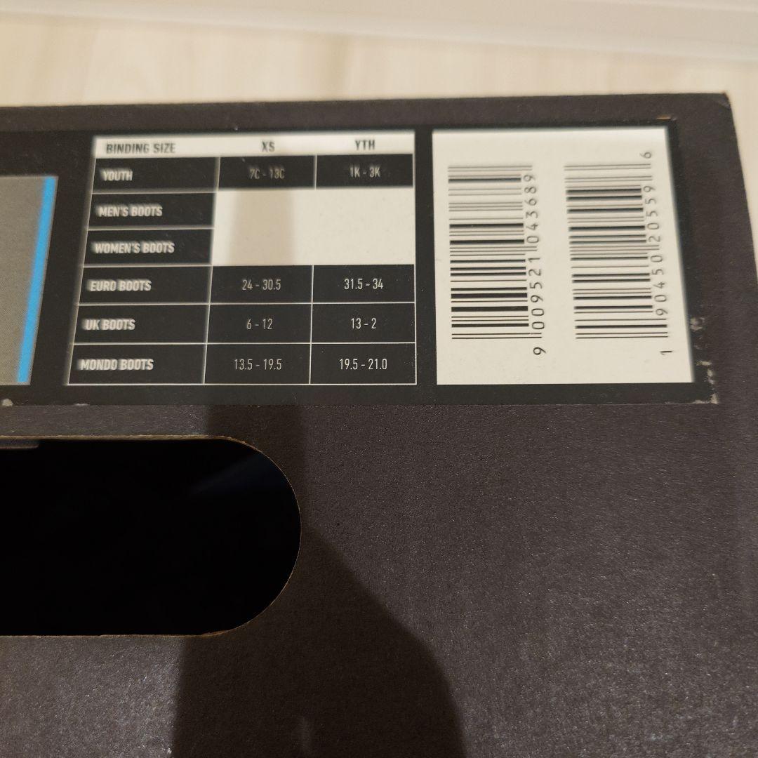 BURTON GROM YOUTH ビンディング ブラック