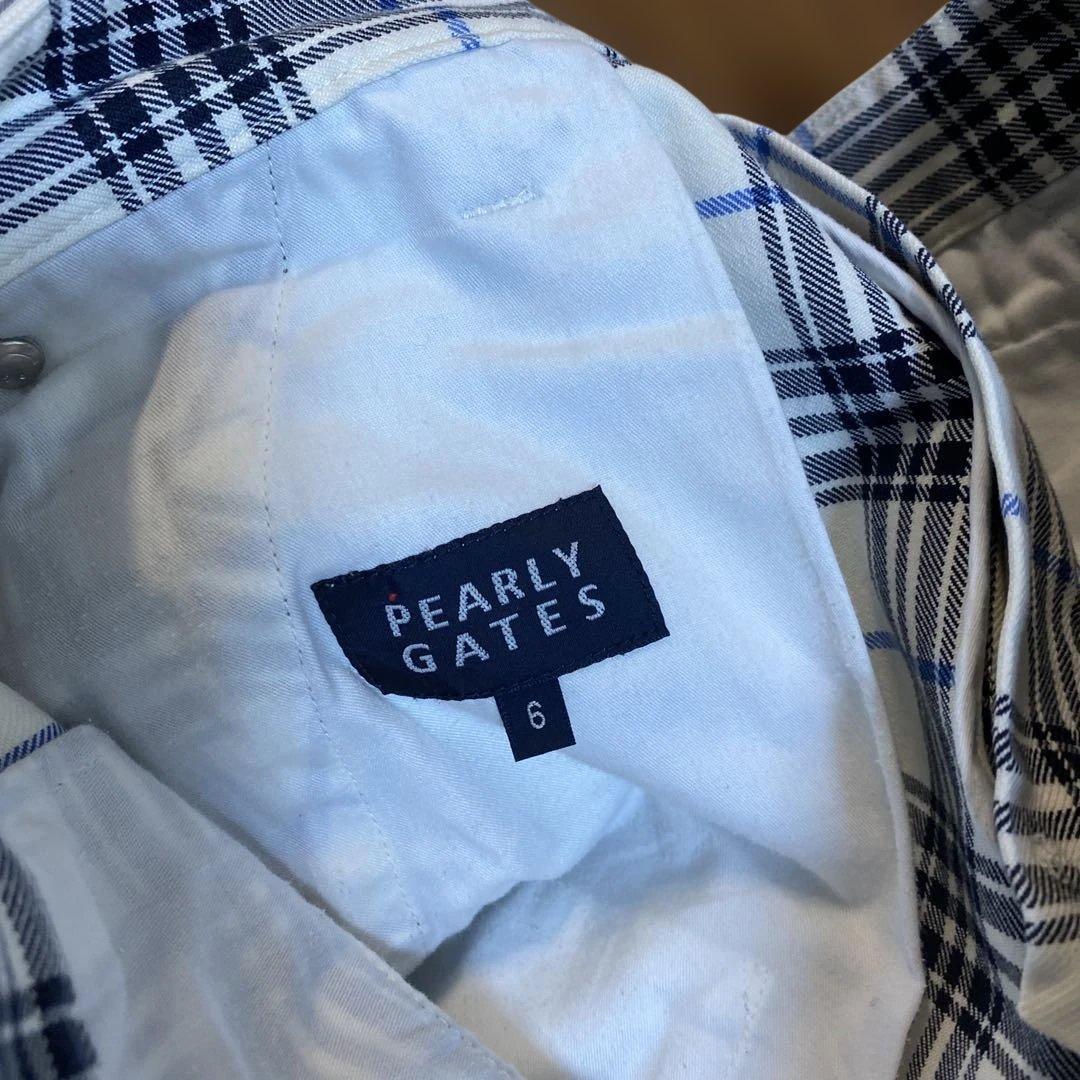 PEARLY GATES パーリーゲーツ　チェックパンツ　ズボン　6 ゴルフ