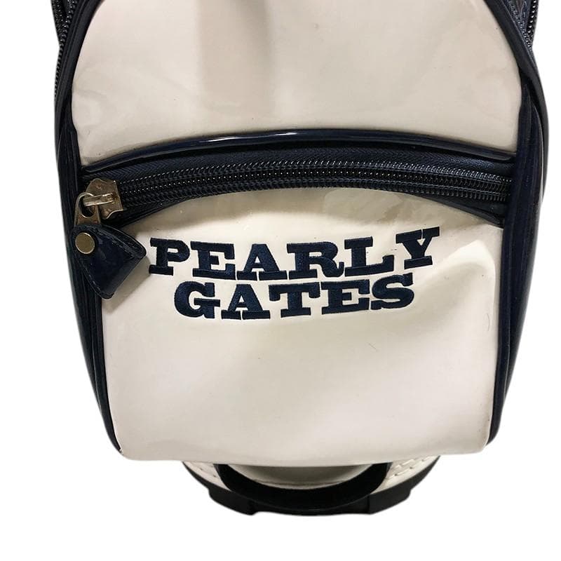 PEARLY GATES パーリーゲイツ キャディバッグ ホワイト ゴルフ