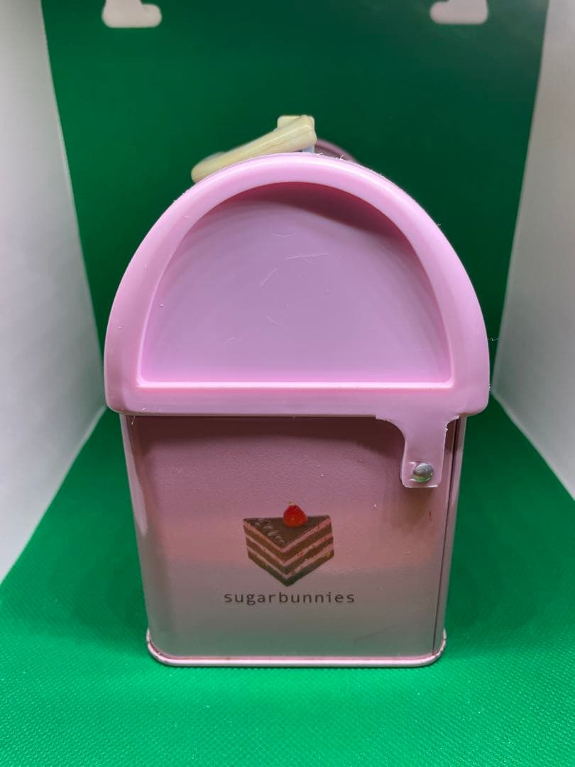 激レア 平成レトロ サンリオ シュガーバニーズ 持ち手付き　缶ケース