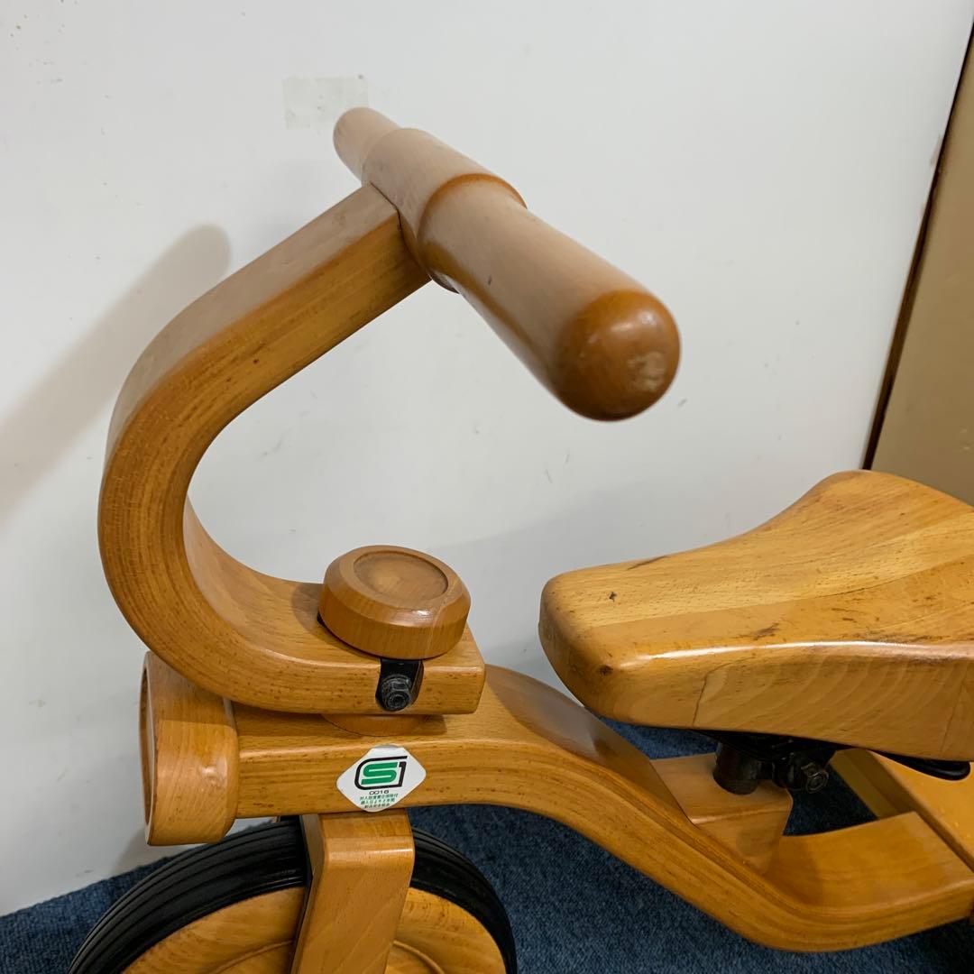 希少 木製 柏木工 KASHIWA幼児用 乗用玩具 三輪車 トライク