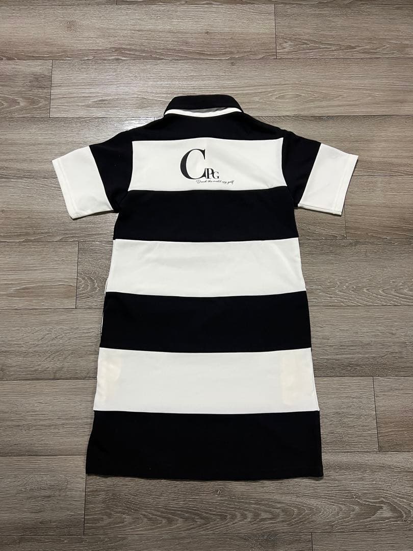 CPG 黒白ストライプ ワンピース