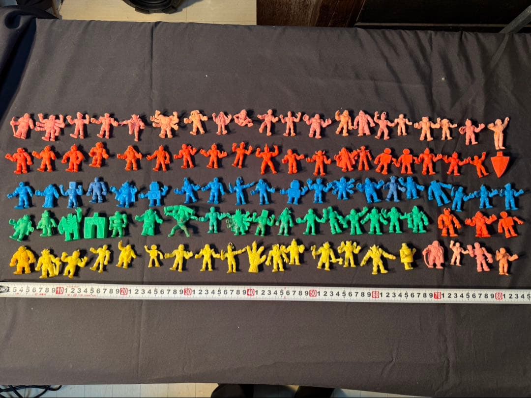 キン肉マン　キン消し　消しゴム　100体　当時物　まとめ売り　フィギュア