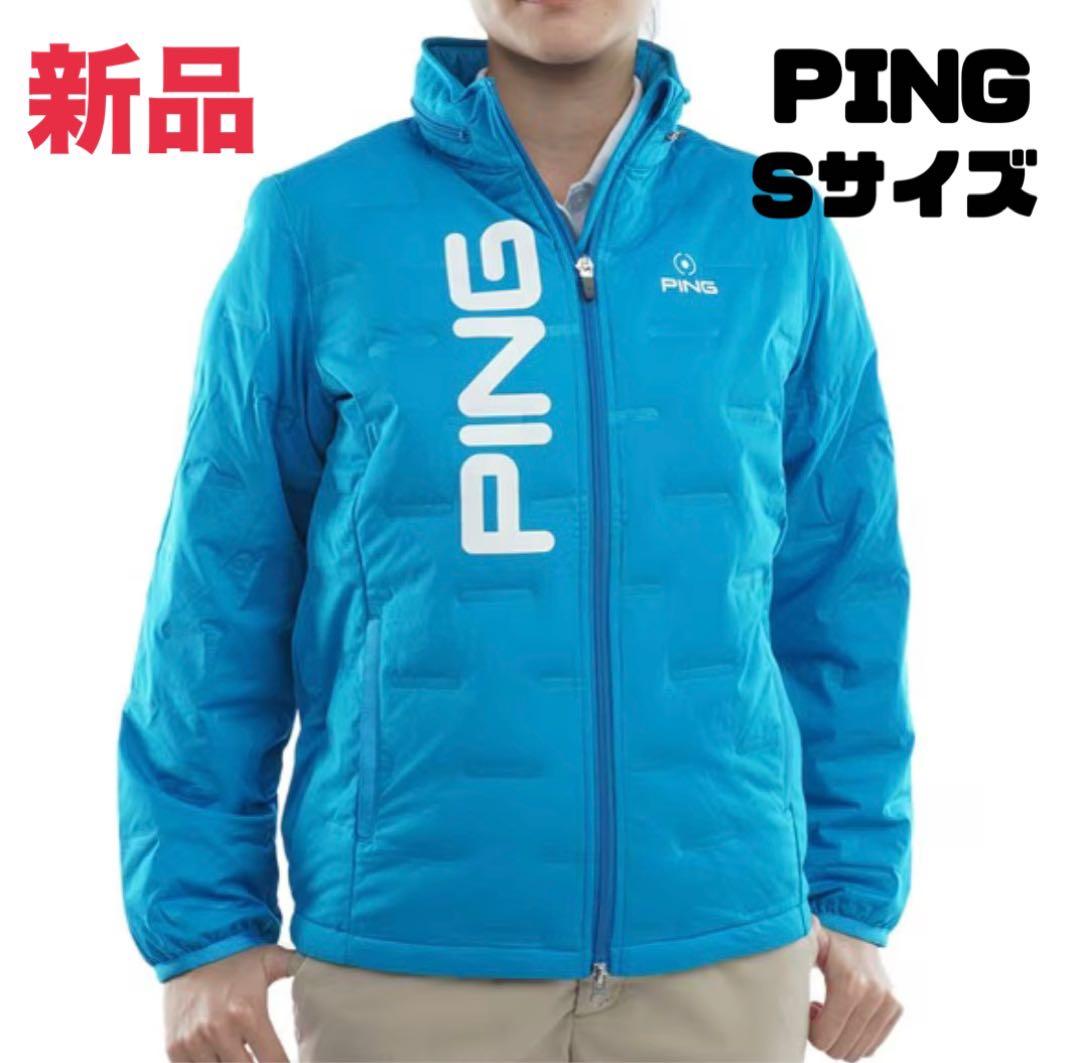 新品タグ付き/ピン ゴルフウェア接結中綿ブルゾン/ジャケット 縦横ストレッチ素材