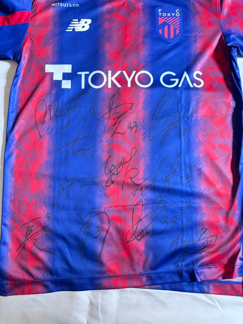 【未使用】FC東京 2024 直筆サイン入り　レプリカ　ユニフォーム
