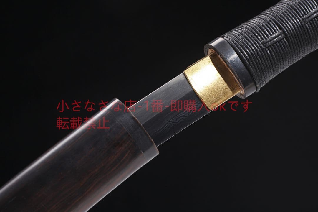 リングヘッド逆刃短刀唐横刀 古兵器 武具 刀装具 日本刀 模造刀 居合刀