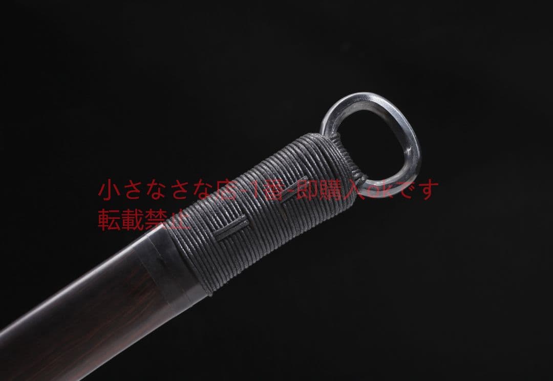 リングヘッド逆刃短刀唐横刀 古兵器 武具 刀装具 日本刀 模造刀 居合刀